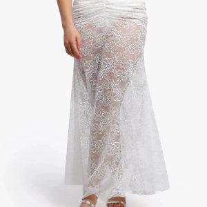 Shapewear Lace Fishtail Coverup Maxi Skirt